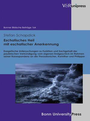 cover image of Eschatisches Heil mit eschatischer Anerkennung